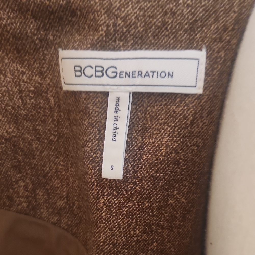 BCBGeneration Brown Open-Front Blazer - image 2